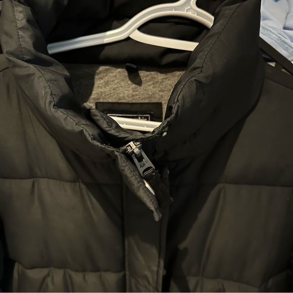 Abercrombie&Fitch black puffer jacket A&F black winter jacket - Picture 3 of 4